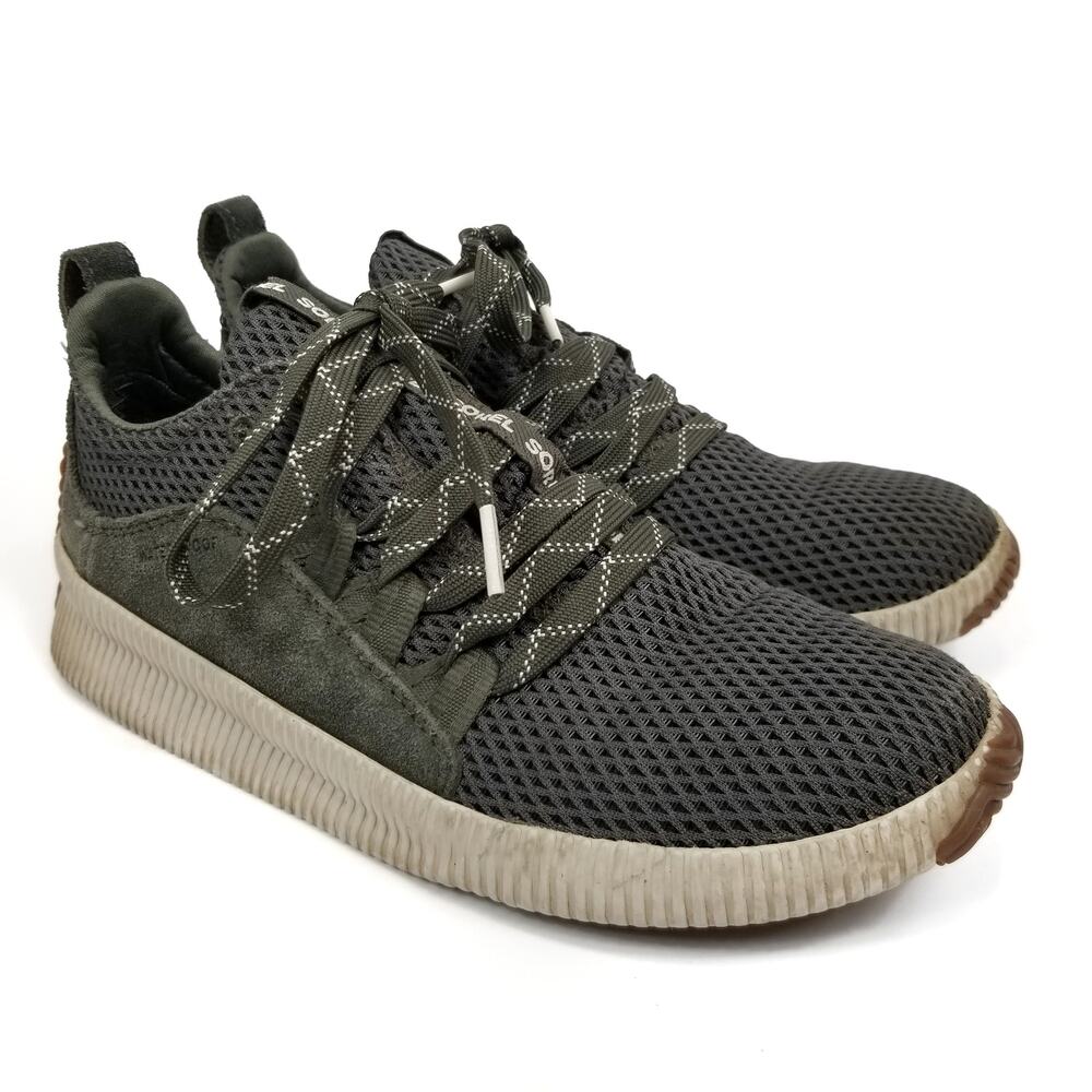 Sorel Women's Out N About Waterproof Sneakers Trainers Green Size 37